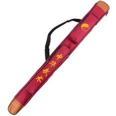 Bền Không Thấm Nước Trung Quốc Võ Thuật Tai Chi Kung Fu Thanh Kiếm Túi Đeo Vai đỏ đen
