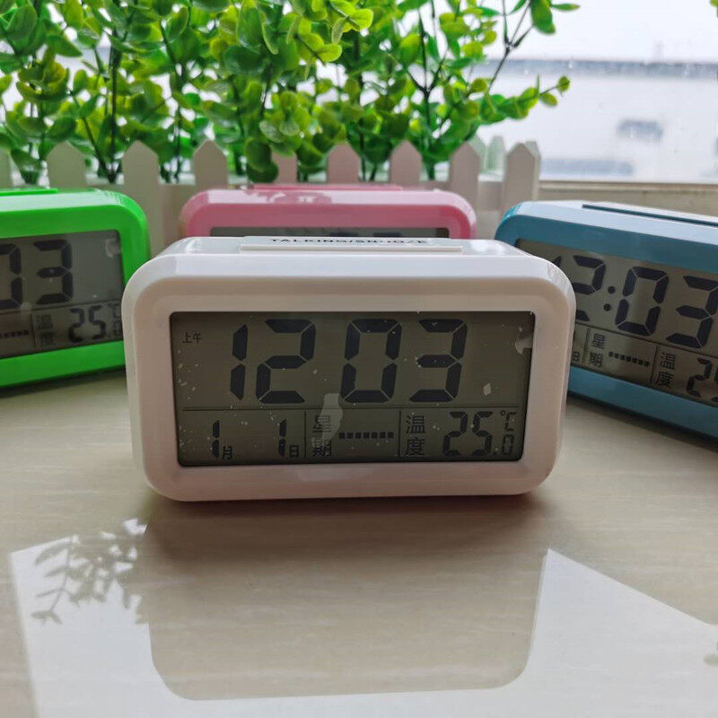 Ultra-loud voice timer for the blind for the elderly, bedside student alarm clock, personalized electronic luminous mute simple clock