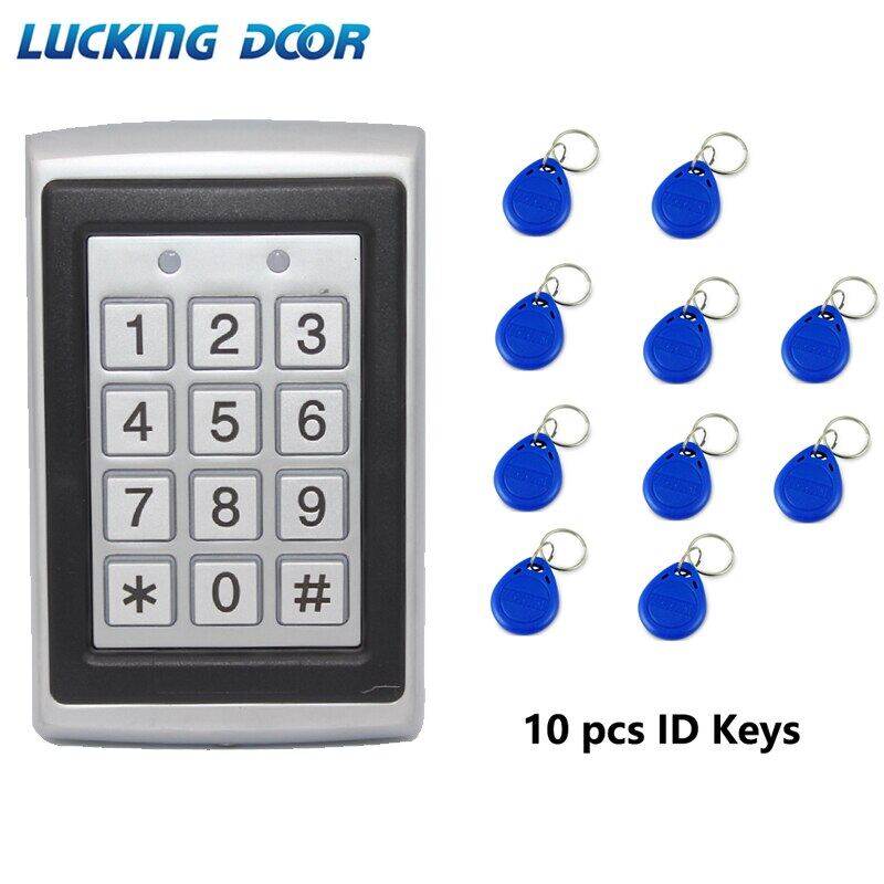 Metal RFID Access Control EM ID Card Reader Keypad 2000 Users 125Khz