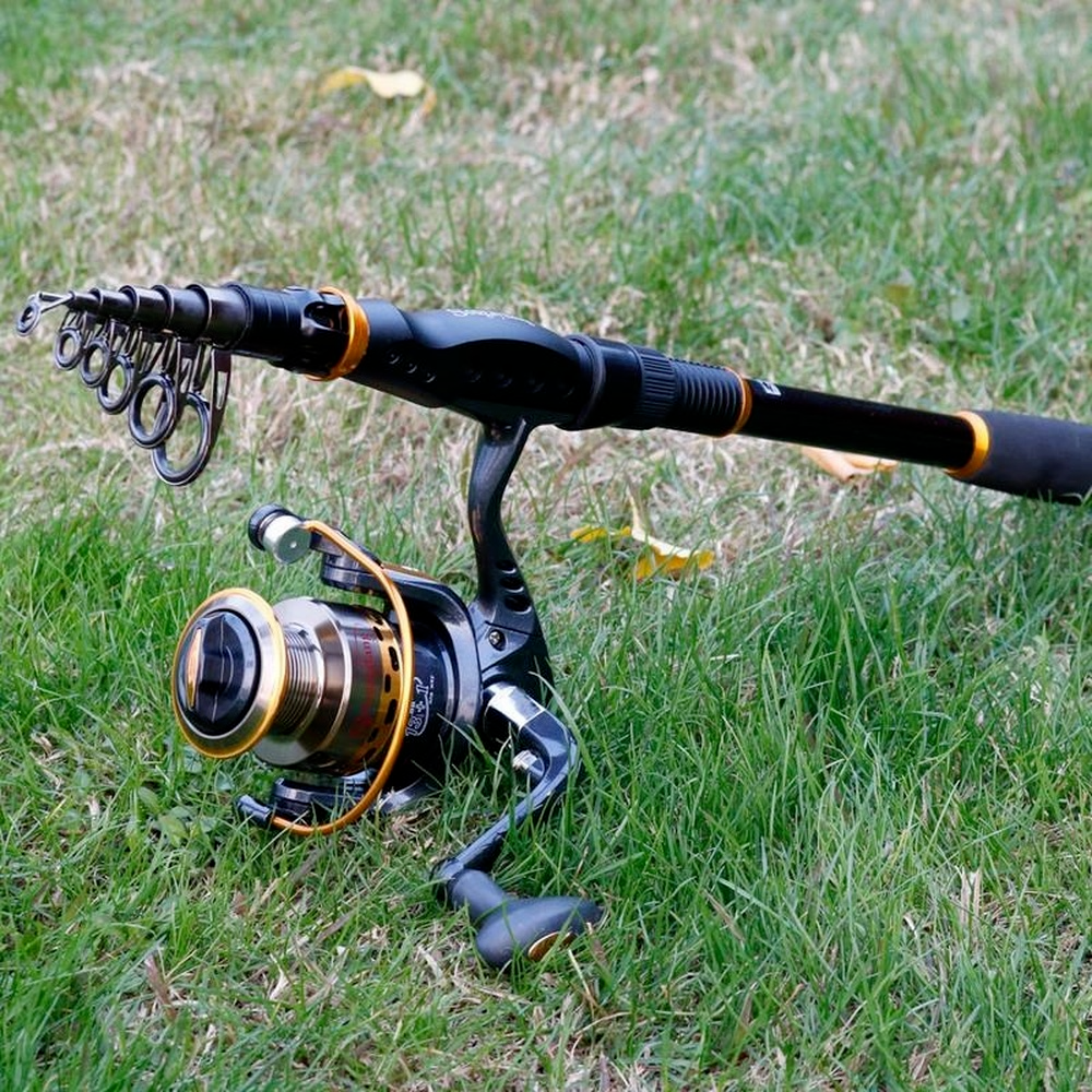 Telescopic Fishing Rod Reel Combos 1.8M-3.6M Travel Fishing Rods With  13+1BB Spinning Fishing Reel | Lazada