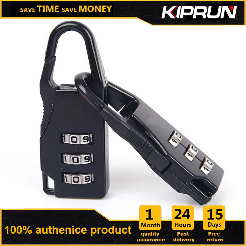KIPRUN Mini Digit Code Lock Combination Padlock Safety Travel Security Lock for Luggage Lock Padlock Gym