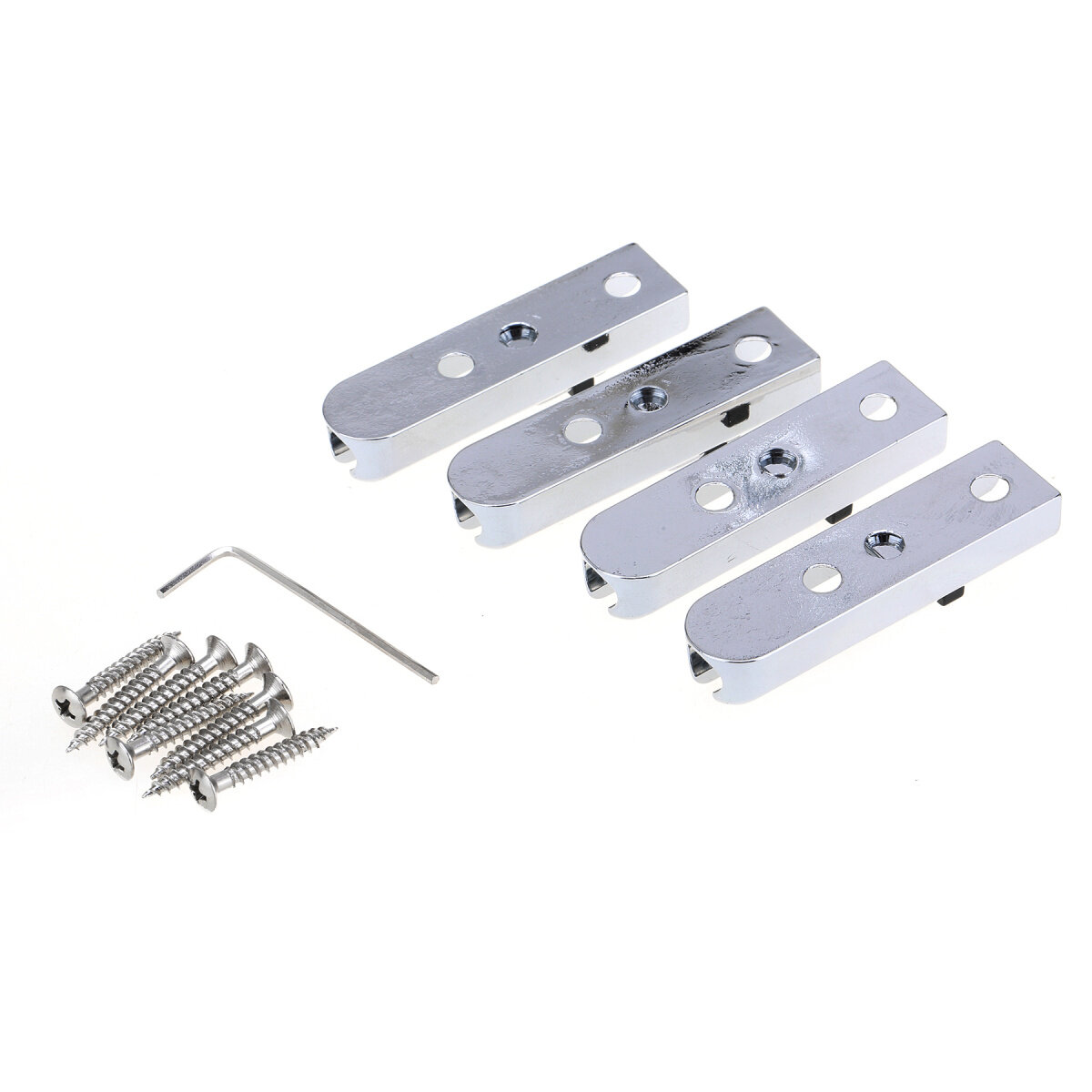 Musiclily Pro Single Individual String Lock-Down Bass Bridge for 4 ...