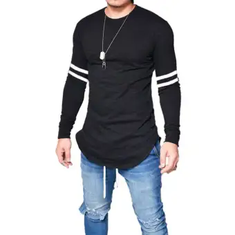 slim longline t shirt