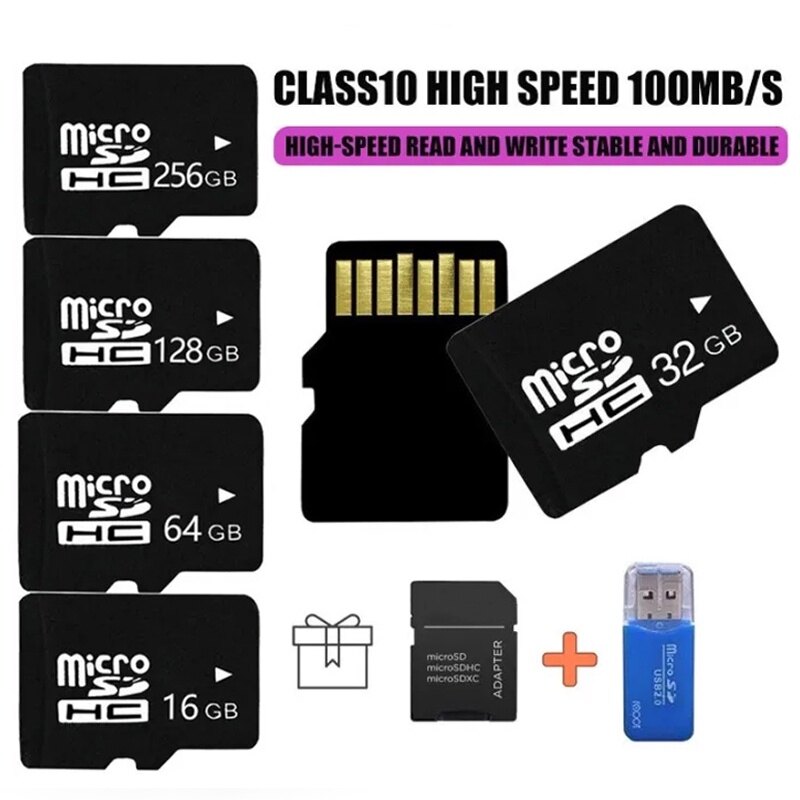 Memory card sd tf card 512gb 64gb micro class 10 for android samsung xiaomi 256gb 128gb 32gb 16gb 8gb sdxc high speed flash card for mp4 mp3 monitoring wifi camera tachograph