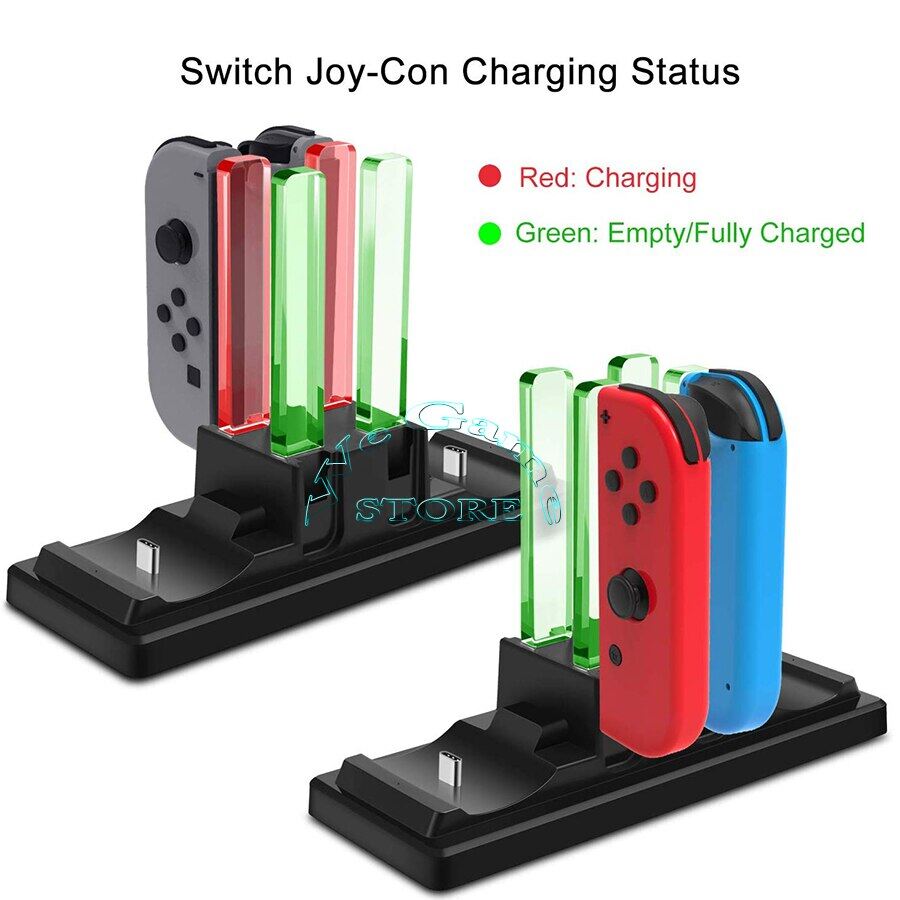 Nitendo Switch Oled Accessories Charger Switch 4 Joycon 2 Pro Controller Charging Dock Station for NS