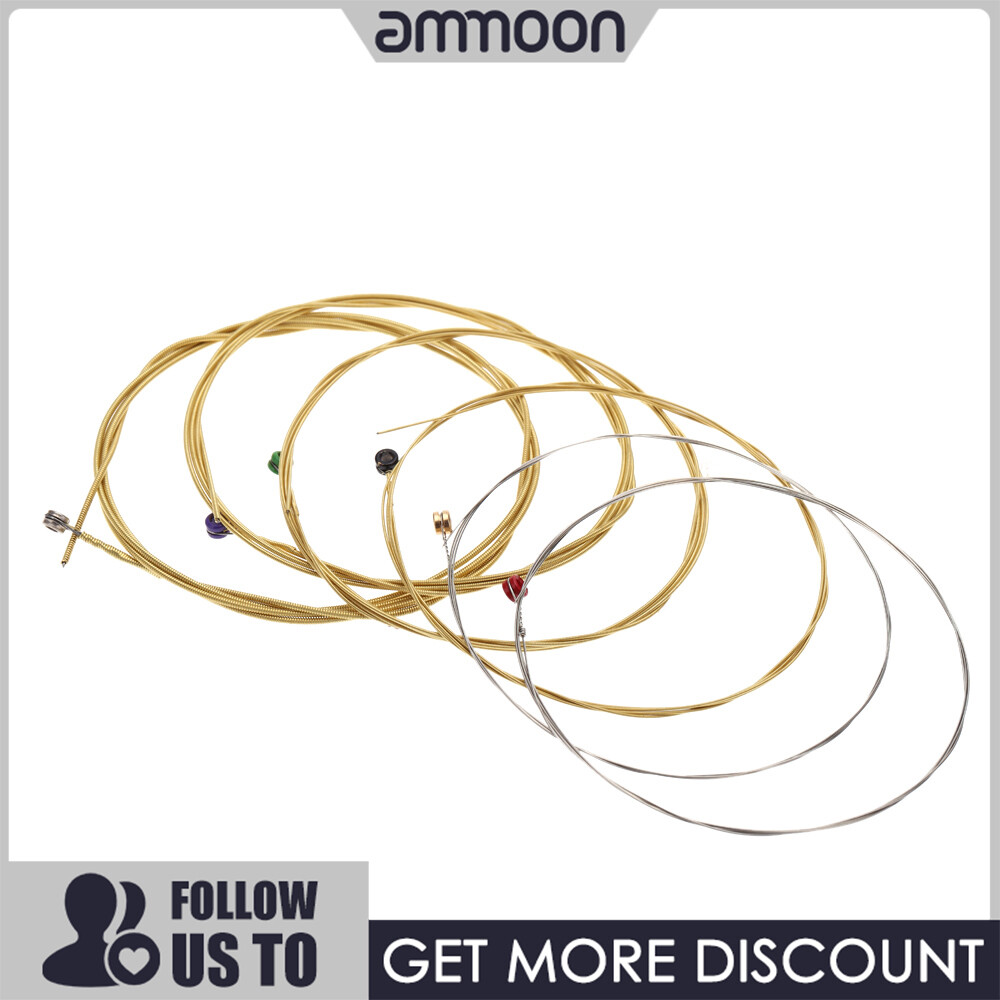 [ammoon]quà bí mật dây đàn guitar Dây đàn Guitar Acoustic Orphee tx630 (.011-.052) 75/25 đồng phosphor