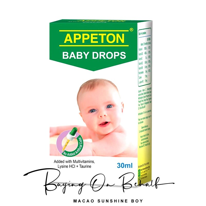 Genuine Appaton Baby Vitamin Drops 30Ml Lazada.co.th