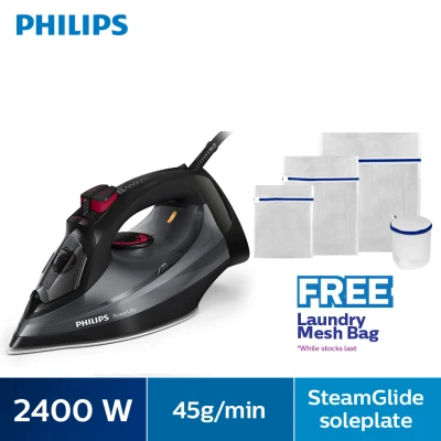 Philips PowerLife Steam Iron GC2998 (GC2998/86) 2400W + Free Laundry Mesh Bag