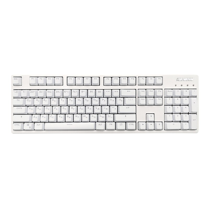 104 Keycaps, Keycaps Đèn Nền Mờ Của Nga Cho Công Tắc Bàn Phím Cherry MX