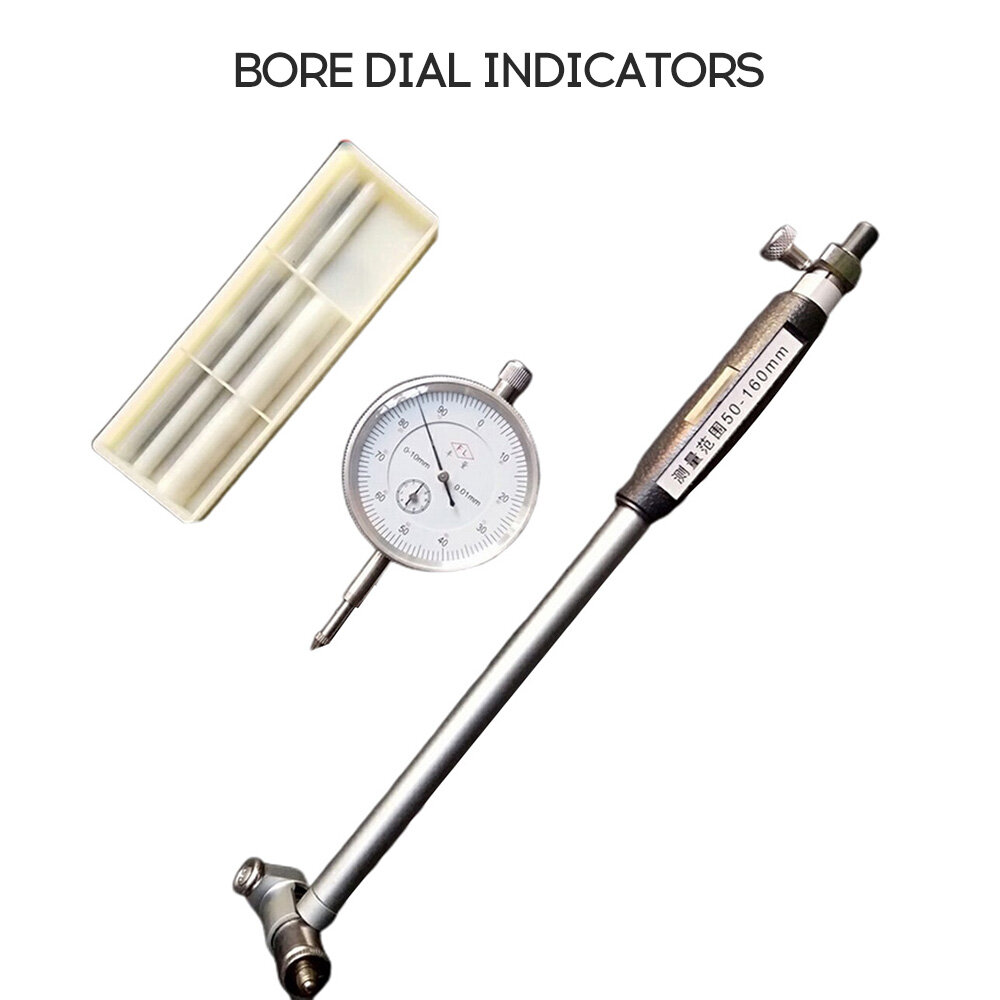 Máy Đo Lỗ Khoan Quay Số Cảm Biến Thông Minh, Chỉ Báo Tỷ Lệ Lỗ 50-160Mm 0.01Mm Dụng Cụ Đo Lường Động Cơ Xi Lanh Chính Xác