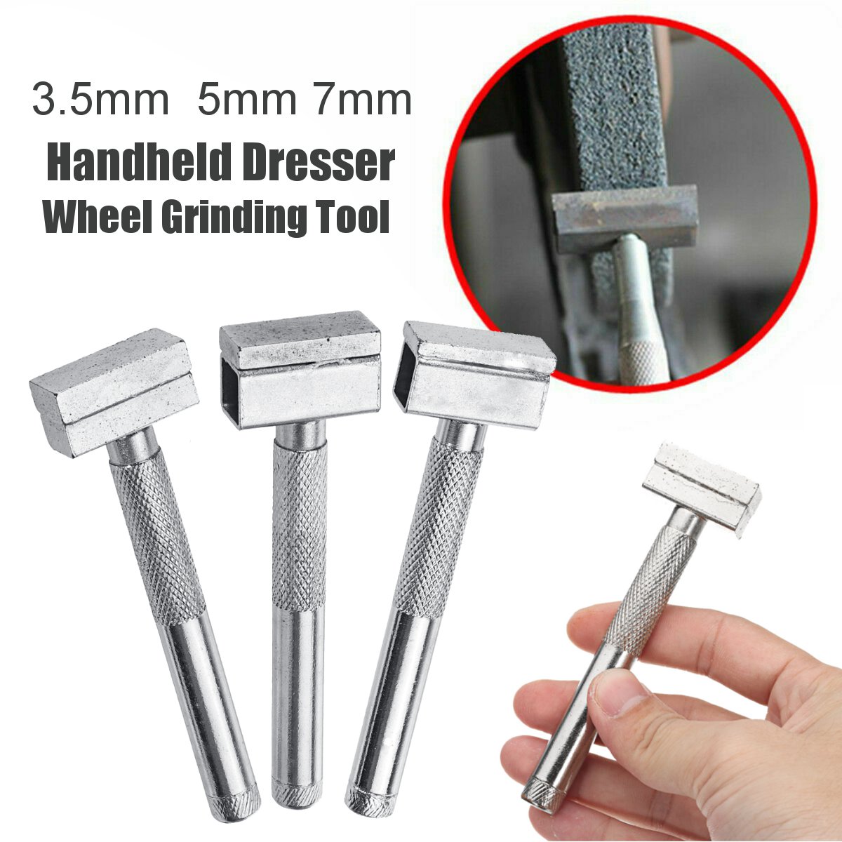Diamond Grinding Wheel Stone Dresser Tools Handheld Bench Grinder Disc Dressing Metal Grinder Stone Grinding Dressing Tool
