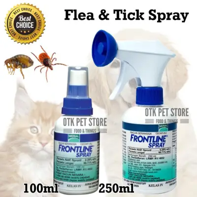 Frontline Spray for Cat & Dog100ml- Control Ticks, Fleas, Mites & Lice