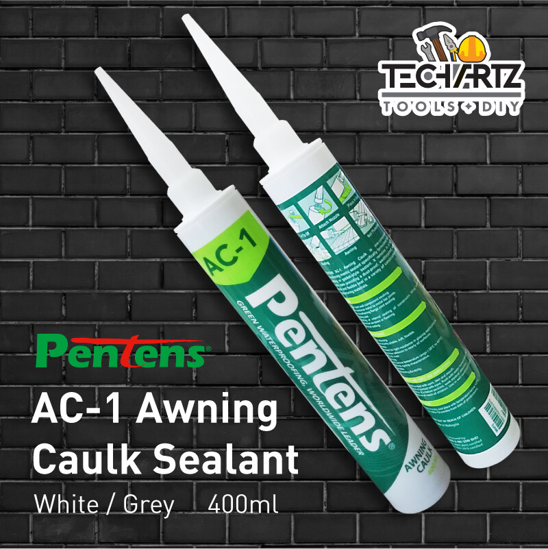 Techartz Pentens Awning Caulk Sealant AC1 Waterproof Silicone Compound Roofing Caulk Joint