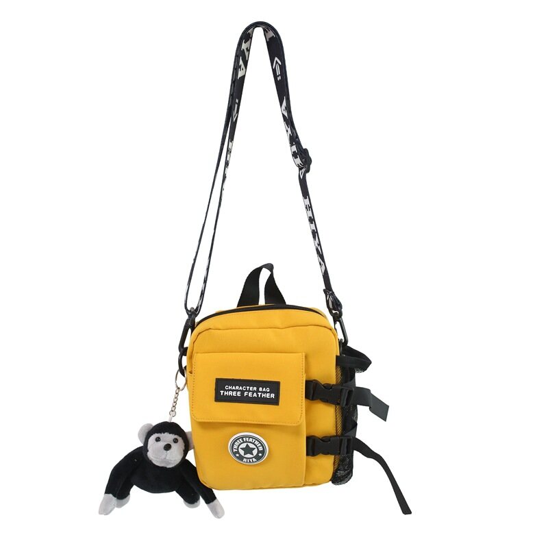 JENL Small Sling Bag Men Women Shoulder Backpack Mini Cross Body Chest Sling Backpack with Water Bottle Holder Travel Hiking Casual Daypack