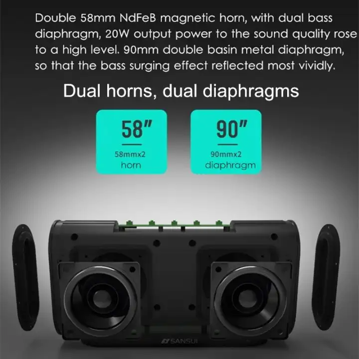 sansui t8 bluetooth speaker