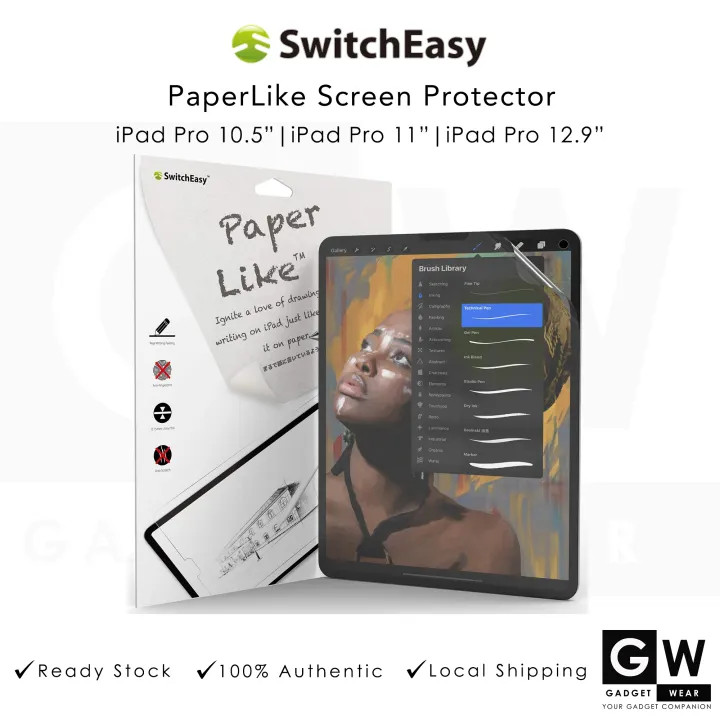 Switcheasy Paperlike Film Screen Protector For Ipad Air 4th Gen 10 9 Ipad Pro 11 Inches 18 Ipad Pro 12 9 Inches 18 Ipad Pro 10 5 Inches 17 Ipad Air 3rd Gen