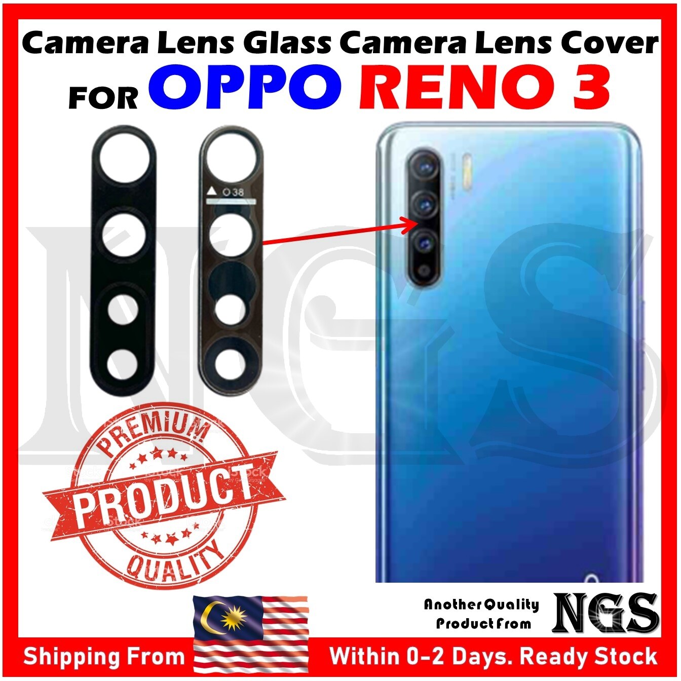 oppo reno 3 pro camera glass