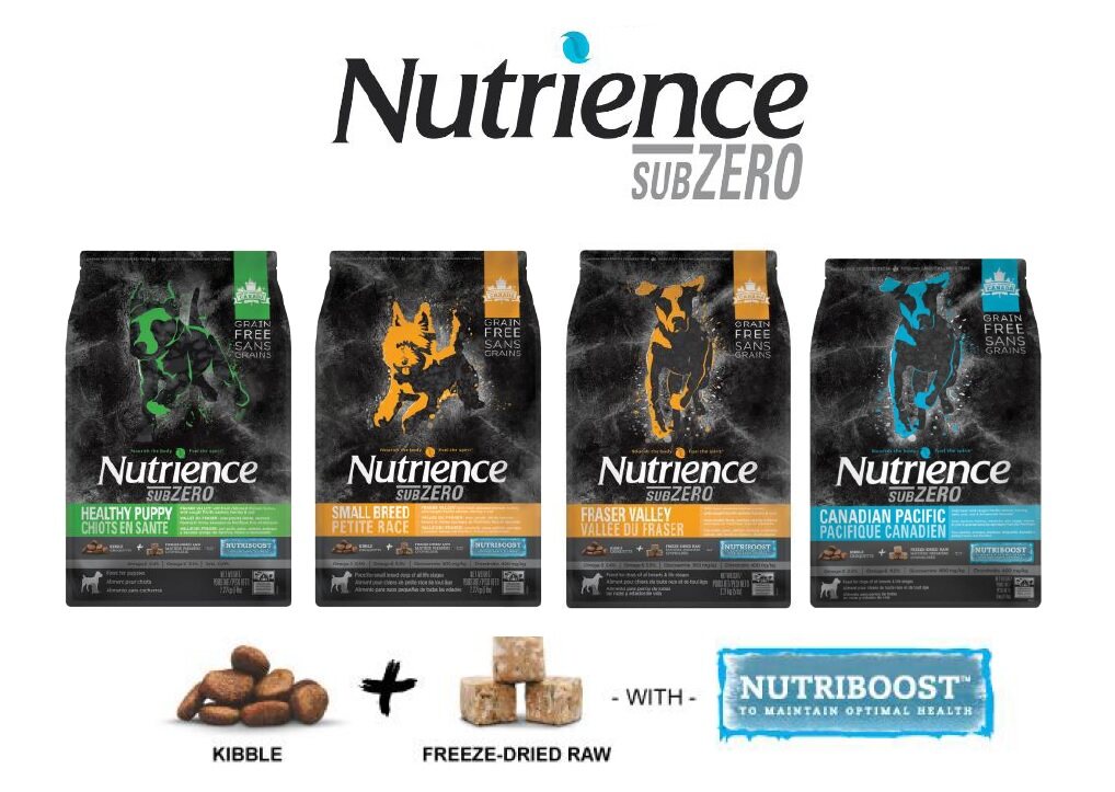 Nutrience subzero dog clearance food