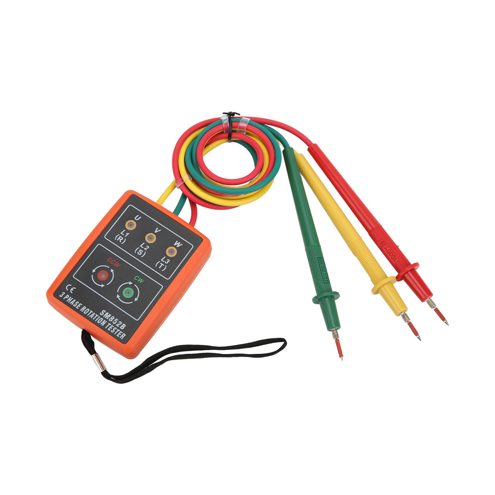 3 Phase Rotation Tester Meter for Electricity Testing Tool AC 60~600V 20Hz~400Hz
