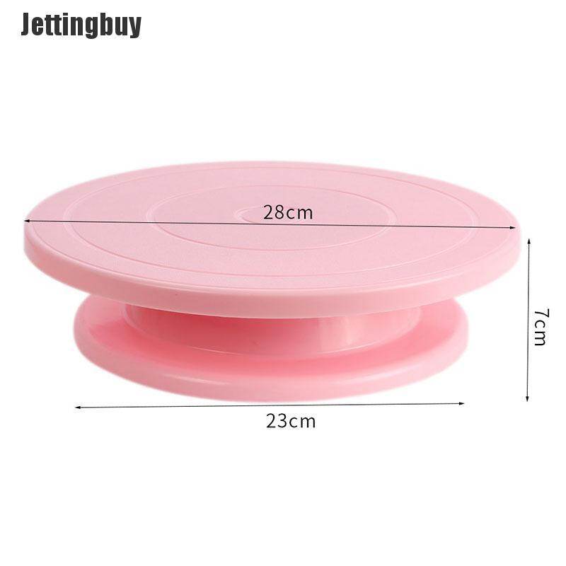 [Jettingbuy] Cake Turntable Rotating Anti-Skid Round Cake Stand Cake Decorating Tools