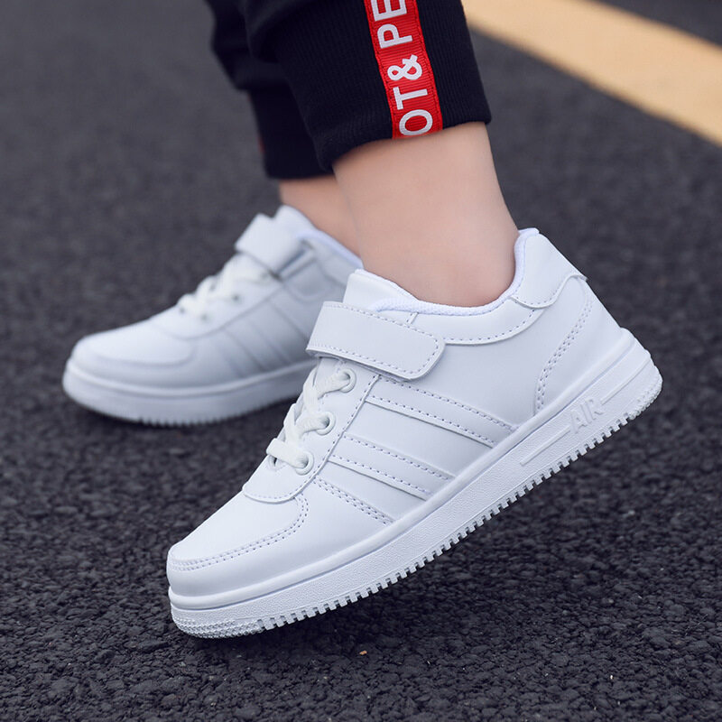 White Sneakers Running Shoes for Kids Boy Casual Shoes Korean Style
