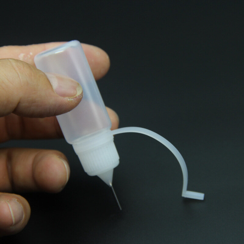1Pc Dropper Be Sample Glue Applicator Refillable Bottles Eye Needle Squeezable 10ml