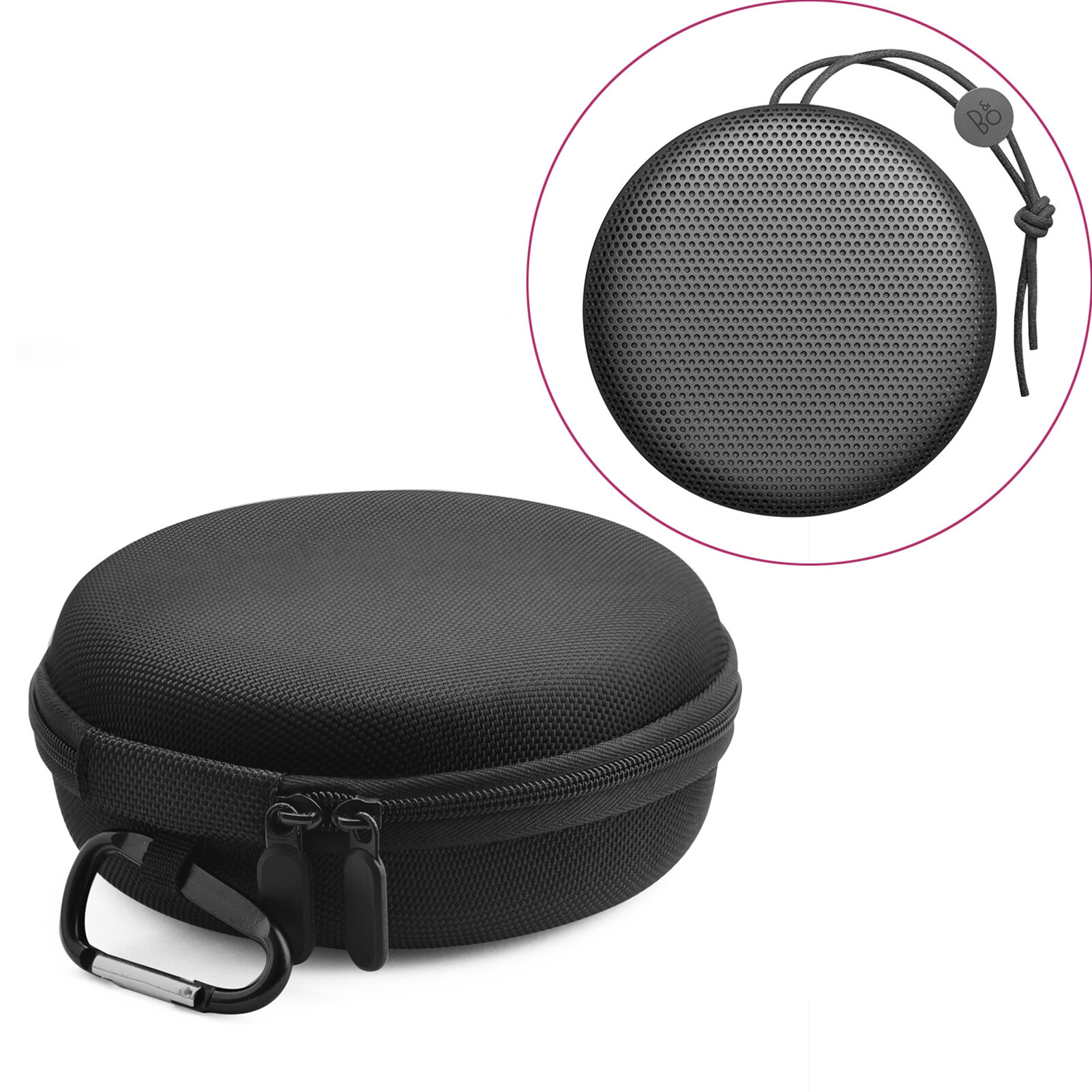 BL Protective Bag Wear-resistant Dust-proof Hard Shell Bluetooth Speaker Storage Pouch for B&O BeoPlay A1