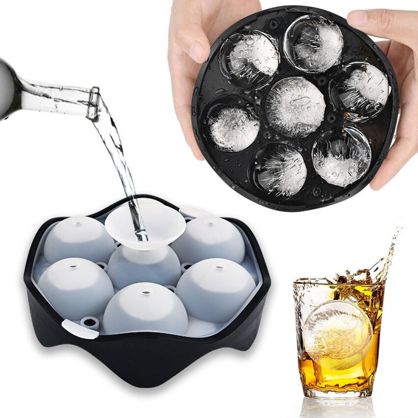 Large Sphere Ice Tray Mold Whiskey Big Ice Maker 4.5cm Ice Ball for and Scotch
