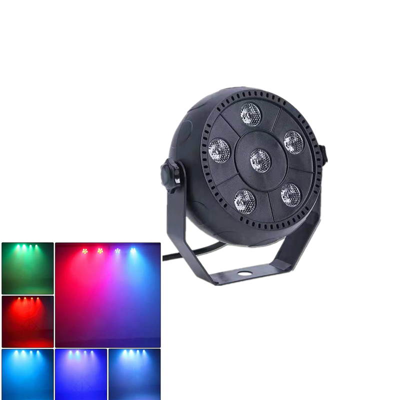 6 Đèn LED Par Đèn Par Hoàn Toàn Mới Chất Lượng Cao 18W Ánh Sáng Sân Khấu, Thích Hợp Cho Tất Cả Các Loại Câu Lạc Bộ Đêm Và Tiệc Tùng