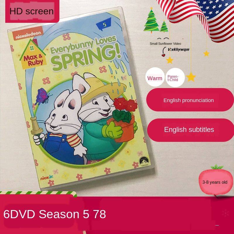 Max and Ruby DVD Max and Ruby rabbit Max and rupee English animation CD ...