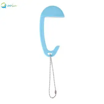 Mini Portable Plastic Bag Hook Clothes Purse Bag Hanger Buckle Device Table Chair Desk Brim Bag Hook Handbag Holder
