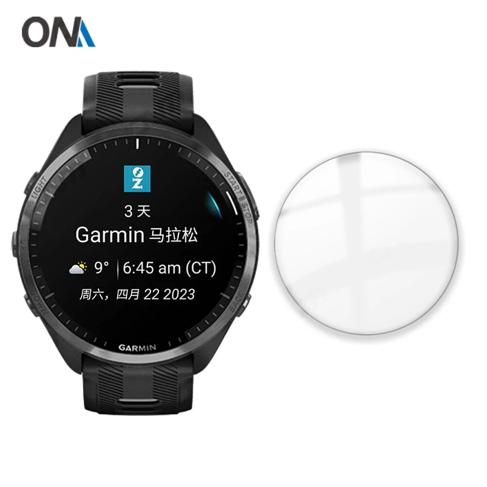 3D PMMA Protective Film Full edge Cover For Garmin Forerunner 255/ Forerunner 255s /Forerunner 955/Forerunner 965 Tempered Glass Screen Protector