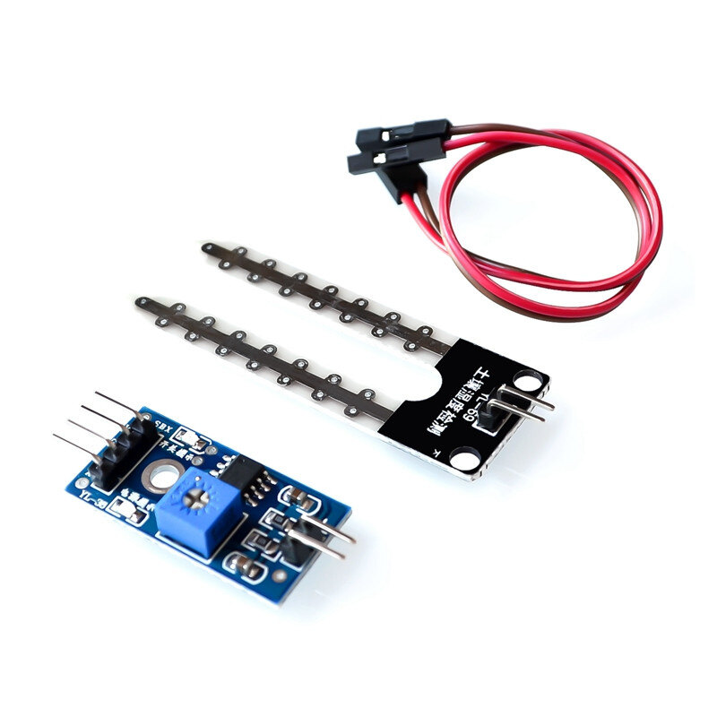 LM393 Cảm Biến Độ Ẩm Đất Điện Dung Mô-đun Cảm Biến Độ Ẩm Máy Đo Độ Ẩm Phát Hiện Chống Ăn Mòn DIY Điện Tử Cho Arduino