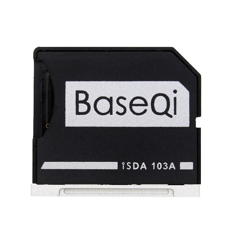 BASEQI Memory Card Reader For Macbook Air 13'' Model 103A Aluminum Minidrive Micro SD Card Adapter