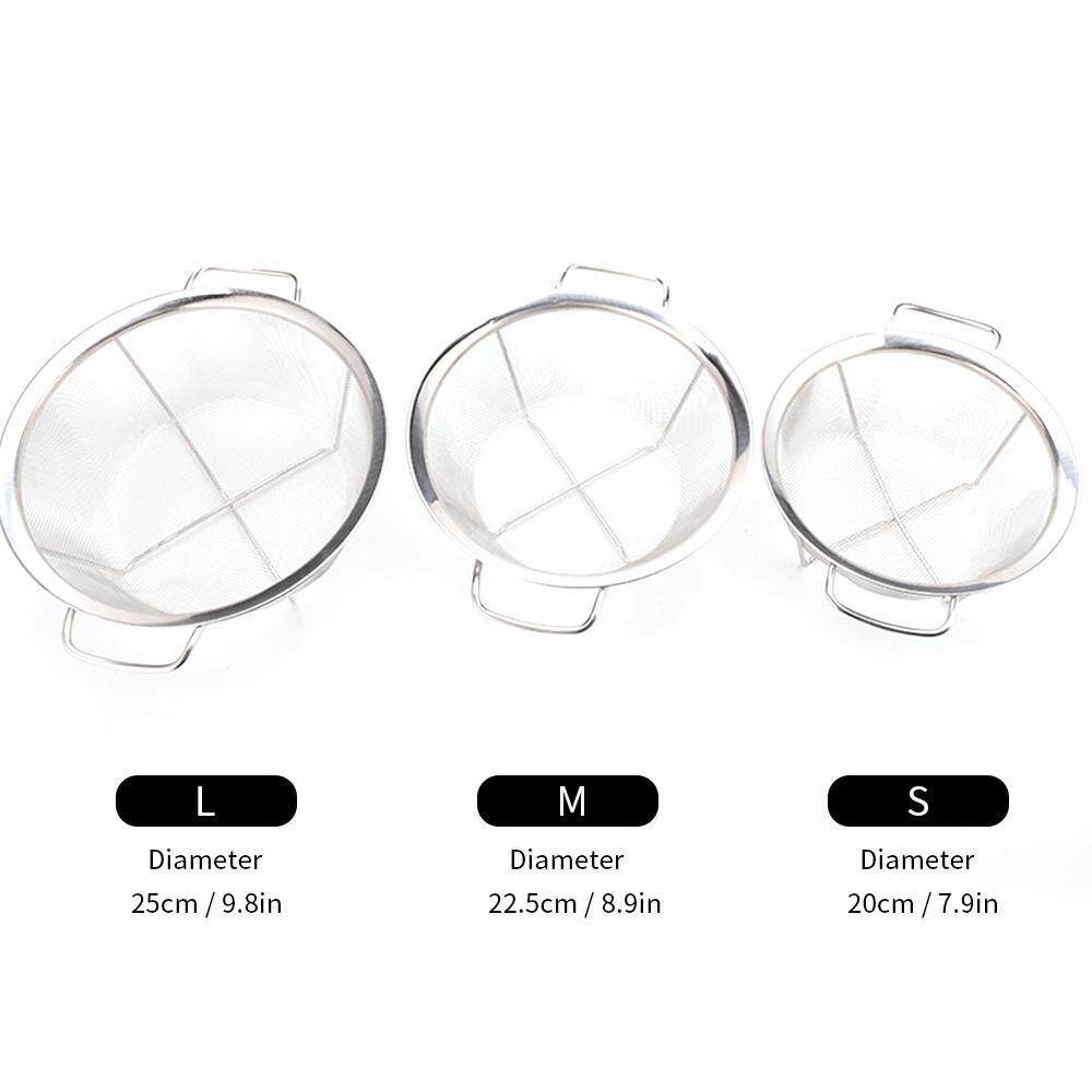 SeaLavender Stainless Steel Mesh Strainer,Fine Mesh Strainer Bowl