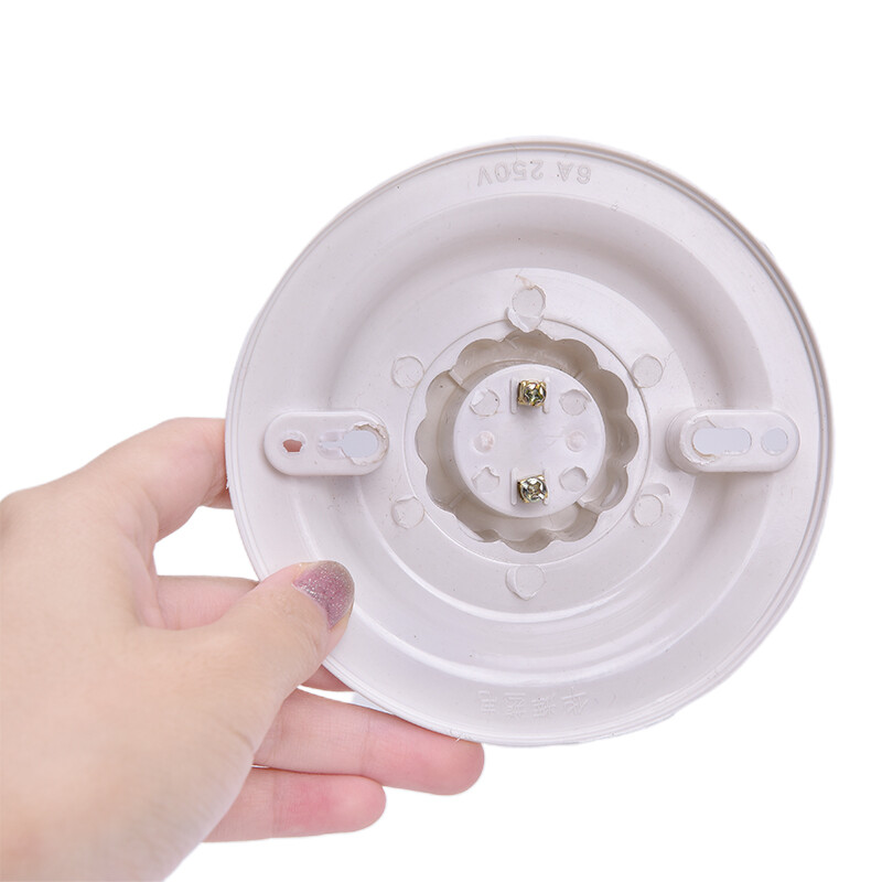 [TM Store]💖[HOT SALE]🎈🎈 E27 LED Light Bulb Holder Round Socket E27 Base Hanging Lamp Socket Screw Base