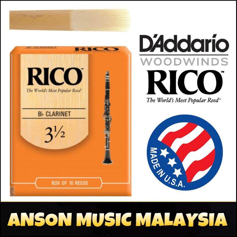 Rico by DAddario B♭ Clarinet Reed, Strength 3.5 (Daddario) Malaysia