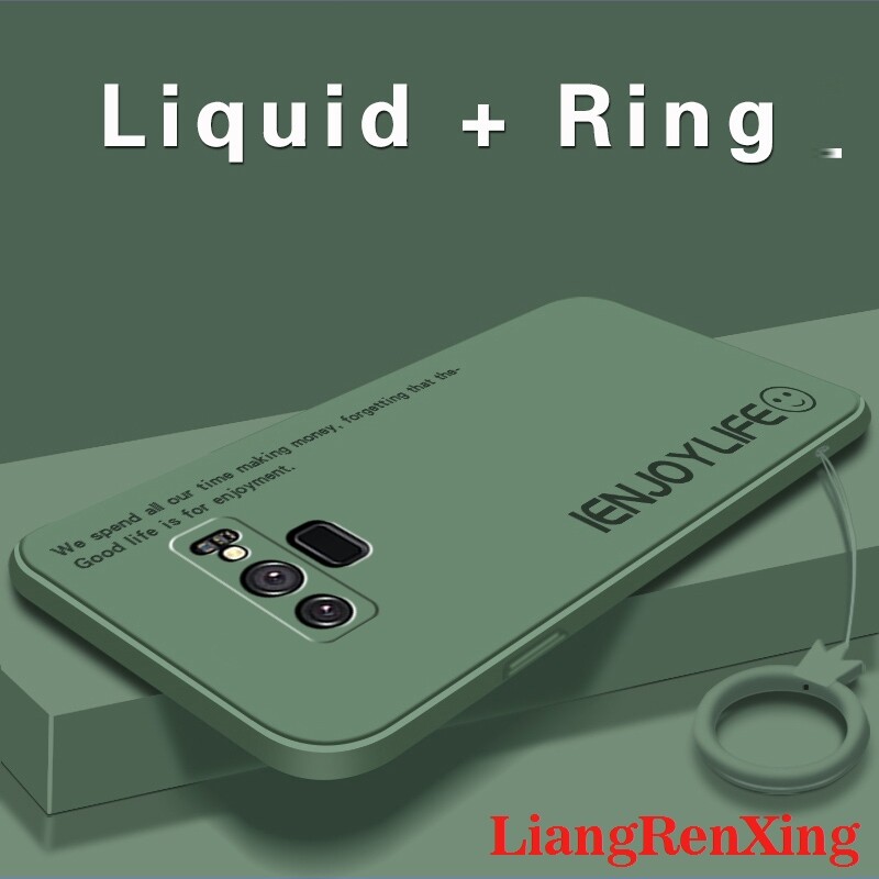 ốp lưng Vỏ Samsung Note 9 vỏ điện thoại softcase Silicone lỏng bảo vệ mịn vỏ Cản Sốc chống sốc thiết kế mới ytzimu02 đẹp viền vuông cute
