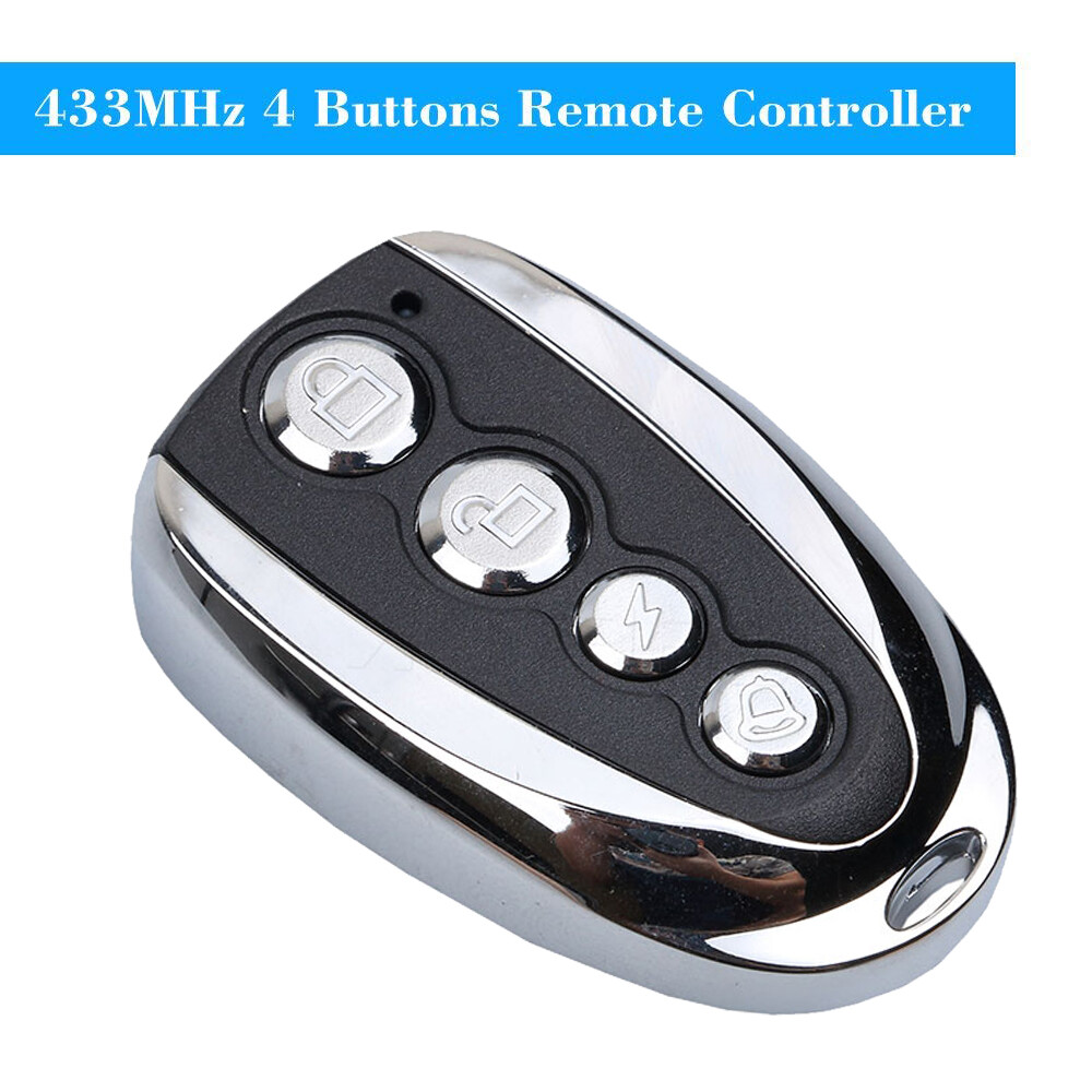 Kebidumei Điều Khiển Từ Xa 433MHz Bộ Điều Khiển Từ Xa 4 Nút Tự Động Sao Chép Máy Sao Chép Bộ Phát Mở Cổng Cửa Nhà Để Xe
