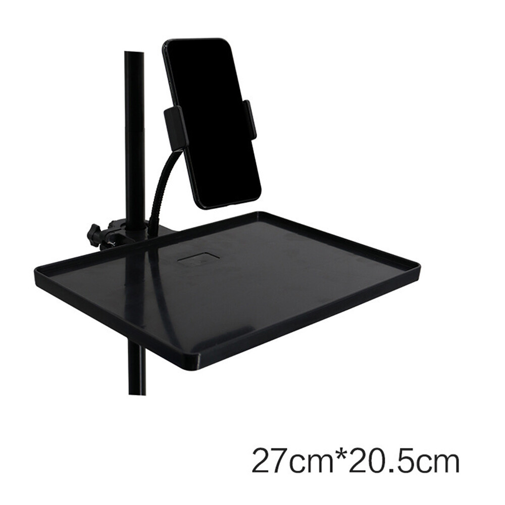 Upgrade thickened plasticSound Card Tray/Phone Holder Microphone Stand With Phone Clip Fit for Live Tripod Bracket Accessories