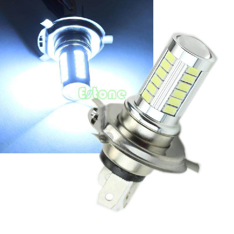 12V Siêu Sáng H4 33-LED SMD Trắng Đèn Sương Mù Xe Ô-tô Đèn Pha Bóng Đèn Lái Xe
