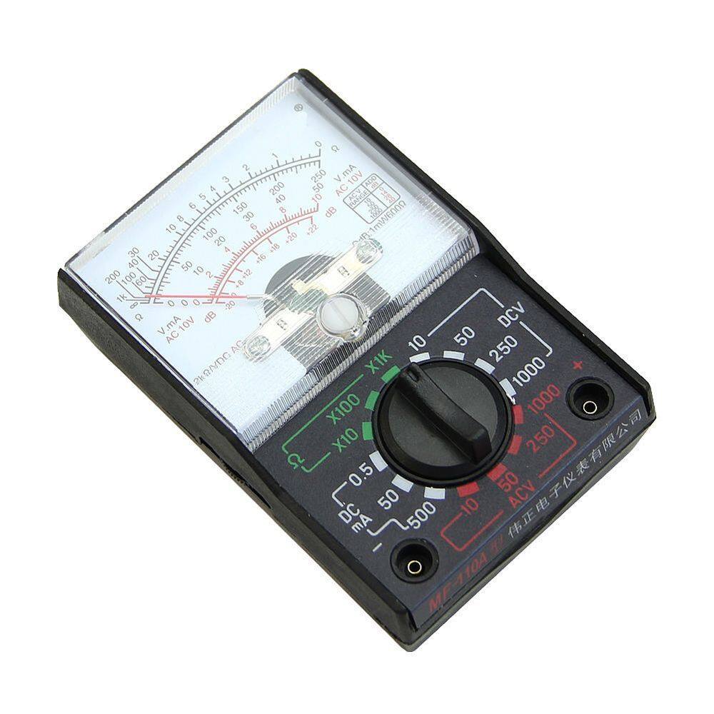 YANGS Voltage/Current Gauge with 2 Pen Test Mini Pocket Voltmeter Ammeter Multi Tester Electrical Teaching Volt Tester Multimeter DC/AC Voltmeter Pointer Multimeter DC/AC Current Meter