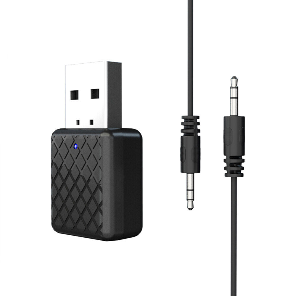 JTKE Bluetooth Receiver Transmitter 2 in 1 USB Bluetooth 5.0 Car Kit Mini Audio Receiver Adapter Music Wireless Speakers For Home Car