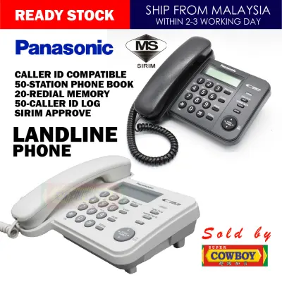 Panasonic landline phone KX-TS560 Programmable SIRIM APPROVED Caller ID ITS
