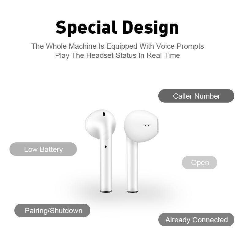 Tai Nghe Zeallion Tai Nghe Cảm Ứng Không Dây Bluetooth 5.0 Tai Nghe Nhét Tai Mini, Tai Nghe HS, Dành Cho IOS Android iPhone Samsung Xiaomi Huawei Vivo Oppo
