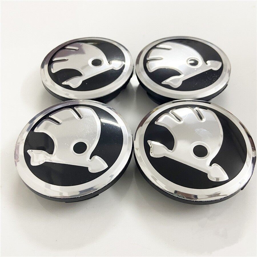 2020 NEW Upgrade 4pcs Skoda 65mm 56mm Wheel Hub Cap Cover Center Rim