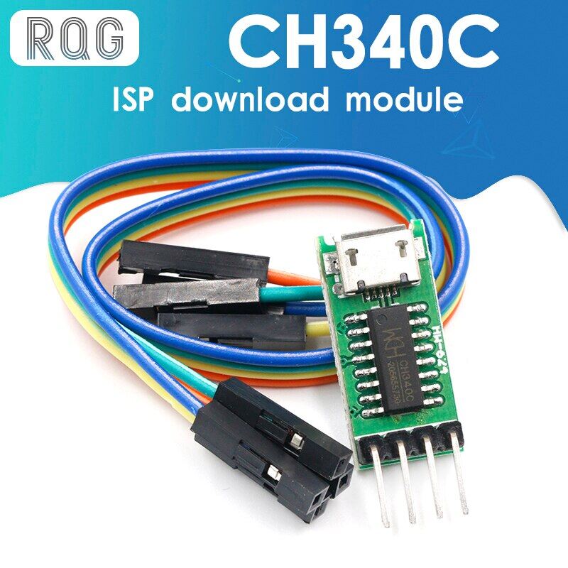 CH340C USB to TTL Serial Port ISP Download Module 5V/3.3V 500ma Replace ...