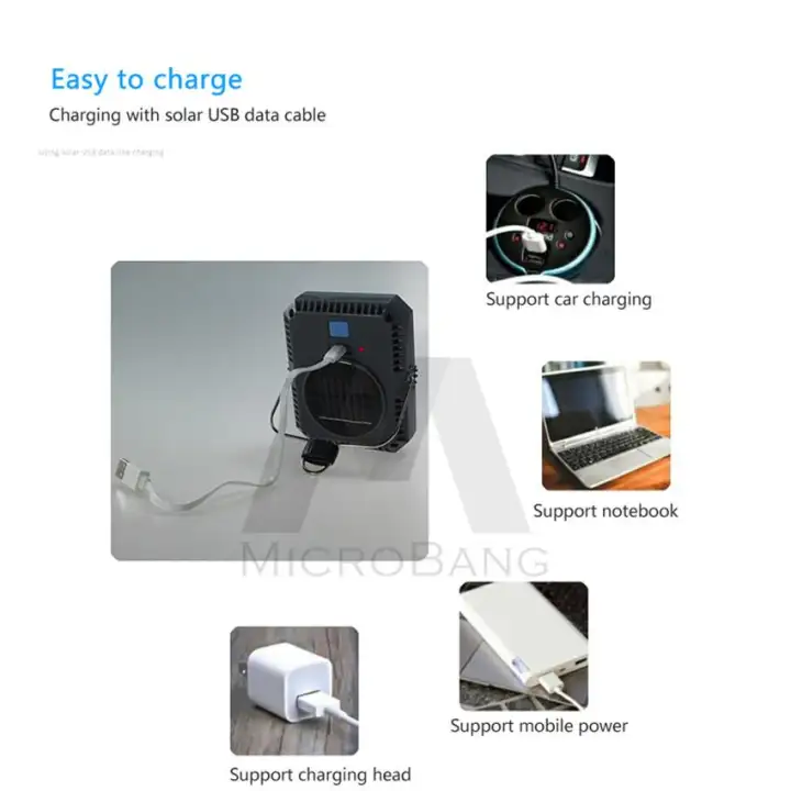 Microbang Lampu Sorot Led Solar Wall Light Waterproof Outdoor Lampu Sorot Led Solar Wall Light