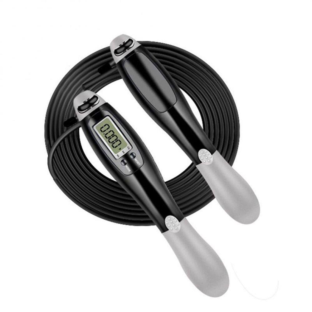 FUNNYDA Portable Fitness Training Sports Rapid Speed Intelligent Speed Skipping Fitness Equipment Ropeless With LCD Screen Skipping Rope Electronic Skipping Rope Cordless Jump Rope Counter Jumping Rope