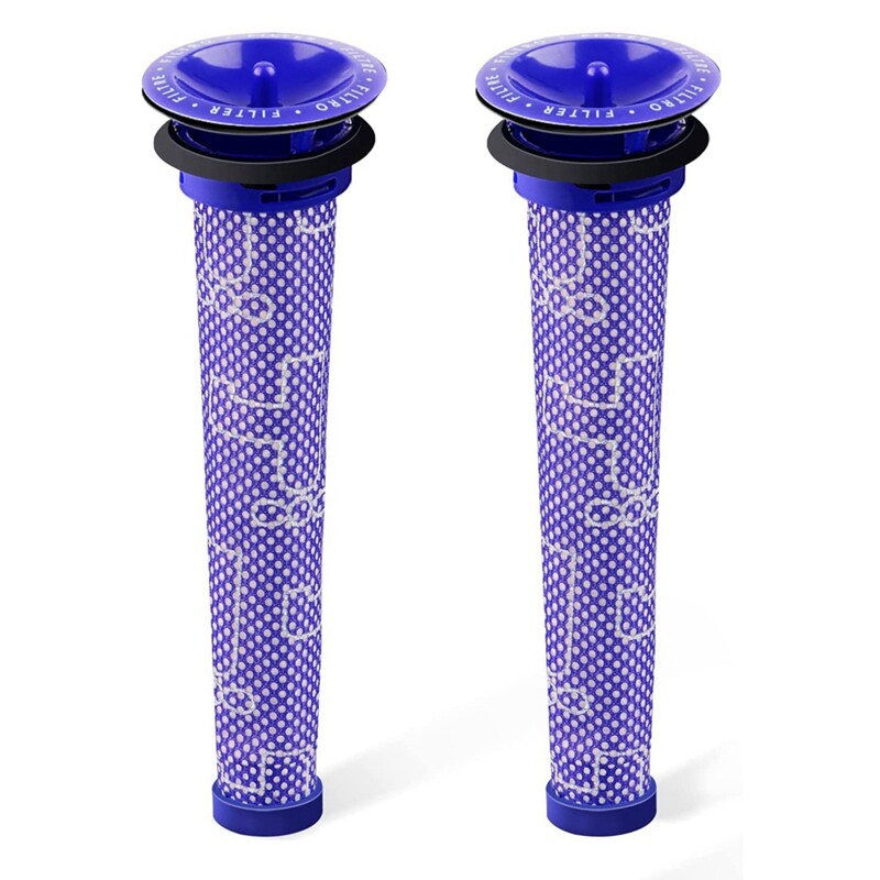 2 pack replacement pre filters for dyson vacuum filter for dyson v6 v7 v8 dc59 dc58 replaces part 965661 01